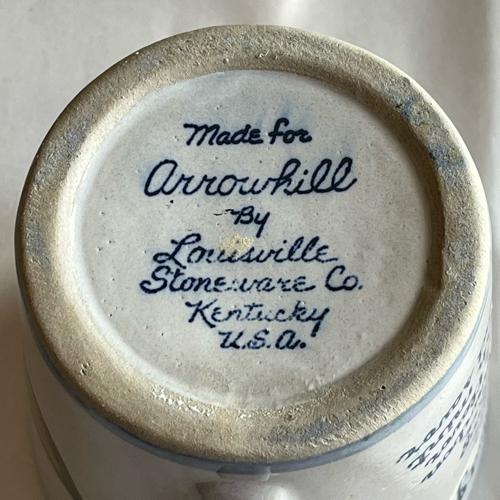 VTG Louisville Stoneware Co. Pottery Pitcher Mint Julep Recipe 100th Derby EUC. - Picture 9 of 13